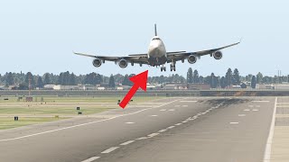 Pilot Saved All Passengers With This Landing XP11 [upl. by Eamon]