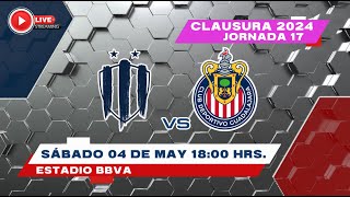 MONTERREY VS CHIVAS FEMENIL EN VIVO LA PREVIA JORNADA 17 CL 2024 [upl. by Haidebez16]