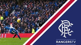 GOAL  Andy Halliday  Rangers 43 Queen of the South [upl. by Enelie306]