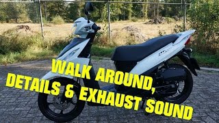 2016 Suzuki Address 110 walk around details amp exhaust sound [upl. by Aronal563]