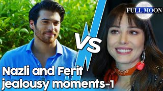 Full Moon English Subtitle  Nazli And Ferit Jealousy Moments  1  Dolunay [upl. by Yelhak]