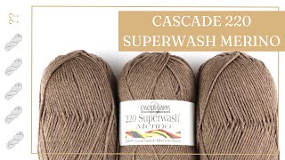 Cascade 220 Superwash Merino Yarn Review  Untwisted Threads [upl. by Nirihs]