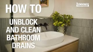 Unblock and Clean Drains The Ultimate Guide from Bunnings Warehouse [upl. by Adnalahs]