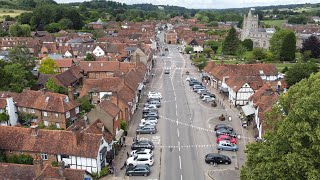 Old Amersham Buckinghamshire UK by Drone 4K [upl. by Anin913]