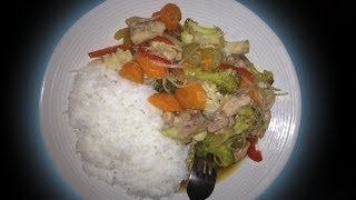 CHOP SUEY CON POLLO RECETA [upl. by Erline585]