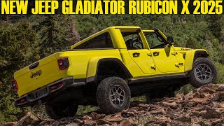 2025 New Jeep Gladiator Rubicon X  The most original pickup [upl. by Suilenroc]