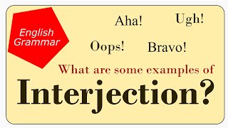 Interjection words examples  English Grammar learning  Kids ChannelLearn with Fun [upl. by Ronna532]