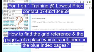 Most difficult MCQs of the TFL Topographical Assessment Test Made Easy  Grid Reference amp Page [upl. by Yebloc73]