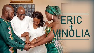 SIMPLE GHANAIAN CUSTOMARY MARRIAGE  ERIC  VINOLIA [upl. by Adam]