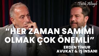 quotGalatasaray için tahammül etmem lazımdıquot  Erden Timur amp Fatih Altaylı [upl. by Eissolf]