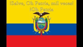 National Anthems  Ecuador  Lyrics  Translation in Subtitles [upl. by Gil]