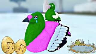 O Bebê POMBO Ficou muito Doente depois de ter Comido um Rato Podre Feather Family Roblox 2 [upl. by Kenji]