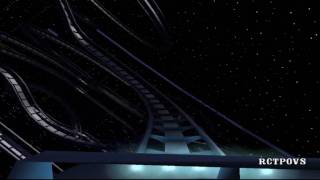 Space Mountain Disneyland HD POV RCT3 [upl. by Enoid244]