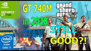 Grand Theft Auto V i7 4500U  GT 740M GAMING BENCHMARK IN 2020 [upl. by Anoed954]