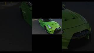 Green Nissan GTR edited 😎🍷 [upl. by Dom]