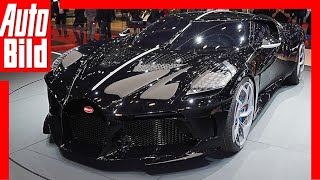 Bugatti La Voiture Noire 2019  Supersportler Einzelstück [upl. by Myrlene]