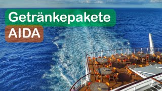 AIDA Getränkepakete 2023  Was ist inklusive 🚢🍷 [upl. by Attevad849]