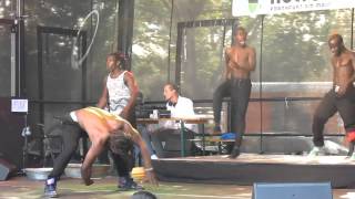 Auftritt der Akrobat Ghana Boys beim 10 afrikanischen Kulturfest in FFm [upl. by Loos]