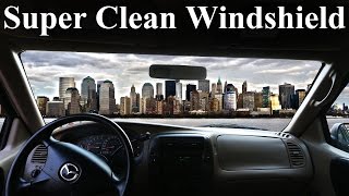 How to Super Clean the INSIDE of Your Windshield No Streaks [upl. by Etnud]