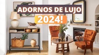 ADORNOS DE LUJO 2024 DECORACION DE INTERIORES [upl. by Esilrahc940]