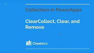 ClearCollect Clear and Remove  Collections in Microsoft PowerApps [upl. by O'Driscoll285]