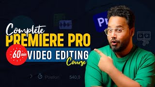 Premiere Pro Tutorial In Hindi  Complete Video Editing Course 2024 [upl. by Eceinej]