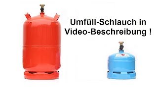 ★Propangas nachfüllen aus großer Flasche  Tschüß Campingaz [upl. by Cristal]