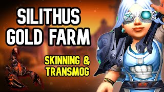 SILITHUS GOLD FARM Skinning amp Transmog for Epic WoW Profits [upl. by Cecilio]