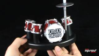 Toy Spot  Vat19com Mini Rock Finger Drums Mini Electronic Drum Kit [upl. by Bbor870]