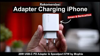 Jangan Asal Pilih Kepala Charger iPhone Mophie 20W USBC Adapter amp Speedport 67 Review [upl. by Esikram283]