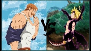 ESCANOR VS MELIODAS EN ESPAÑOL FULL COLOR [upl. by Acquah]