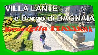 I MERAVIGLIOSI GIARDINI di VILLA LANTE e il BORGO di BAGNAIA [upl. by Shippee]