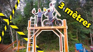 la rampe du bikepark arrive  MTB Trail Building [upl. by O'Reilly]