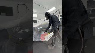 AUTOBODY SPRAYING SOFT SEALER EDGE [upl. by Ehgit973]