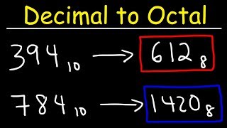 BINARY TO DECIMALOCTAL AND HEXADECIMAL CONVERSION NUMBER CONVERSION [upl. by Phi]