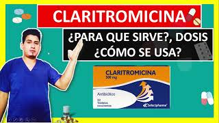 💊 ¡Descubre Qué es y Para Qué Sirve Claritromicina 500 mg Dosis y Cómo se Toma [upl. by Ardnoek]