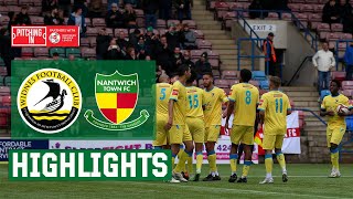 HIGHLIGHTS  Widnes FC 12 Nantwich Town  PitchingIn NPL West  27424 [upl. by Sophronia]