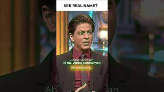 Shahrukh Khan Real Name 😳 shorts srk viralbollywood [upl. by Ynnav]