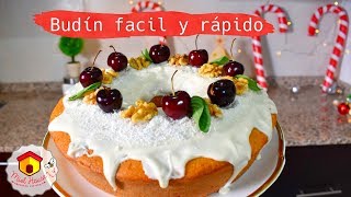 Budín RÁPIDO Y FÁCIL con cerezas y chocolate blanco [upl. by Nnyltiak]