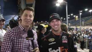 Hamlin gets first win in last race of 2013 [upl. by Ykceb370]