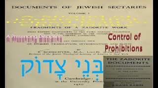 The Zadokite Documents by Chaim Rabin A The Admonition 1 [upl. by Vicky]