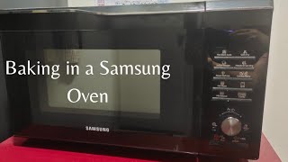 How to Bake Cake in Microwave Convection Samsung OvenHow to make Cake in Samsung Oven [upl. by Desdamona]