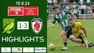 HIGHLIGHTS  Hitchin Town 1  3 Bromsgrove Sporting [upl. by Torr927]