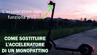 Sostituzione acceleratore nei monopattini elettrici Xiaomi  TUTORIAL [upl. by Anaeirb334]