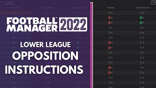 FM22 Opposition Instructions  Detailed Guide for Lower Leagues [upl. by Araeic]