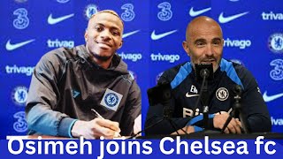 VICTOR OSIMHEN ARRIVES AT CHELSEA THE STRIKERS JOURNEY BEGINS [upl. by Nahgeem768]