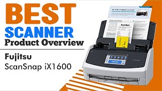 Fujitsu ScanSnap iX1600 Wireless or USB HighSpeed Cloud Enabled Document Photo amp Receipt Scanner [upl. by Cart]