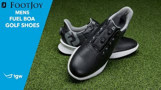 FootJoy Mens Fuel BOA Golf Shoes Overview by TGW [upl. by Africa368]