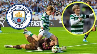 Kyogo Furuhashi vs Manchester City  WELCOME TO MANCHESTER CITY  GOAL amp SKILLS 🇯🇵 [upl. by Rumney]