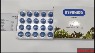 Hyponidd tablets for PCOS diabetic anxiety uses and side effects  Medic Health [upl. by Aikcir361]